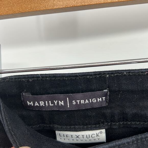 NYDJ Women's Jeans Marilyn Straight Lift x Tuck Technology - Black - 8 Short - Picture 4 of 9